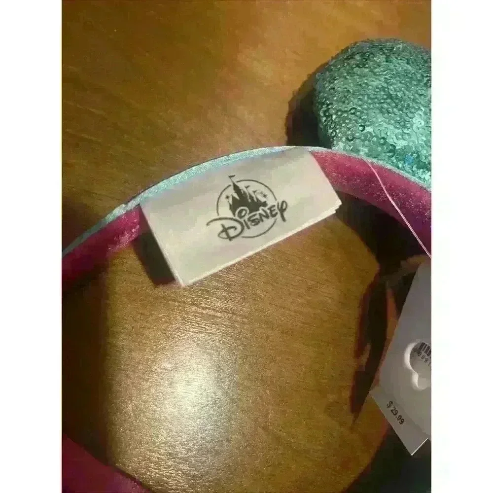 NWT Disney‎ 2020 DCA Food & Wine Festival Chef Hat Aqua Minnie Ears Headband